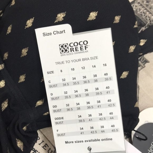 Coco Reef Allure Metallic-Print Tankini Top - Picture 5 of 15